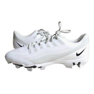 Nike Vapor Edge Shark 2 Mens Size 16 Cleats NEW! White/Grey Football Lacrosse